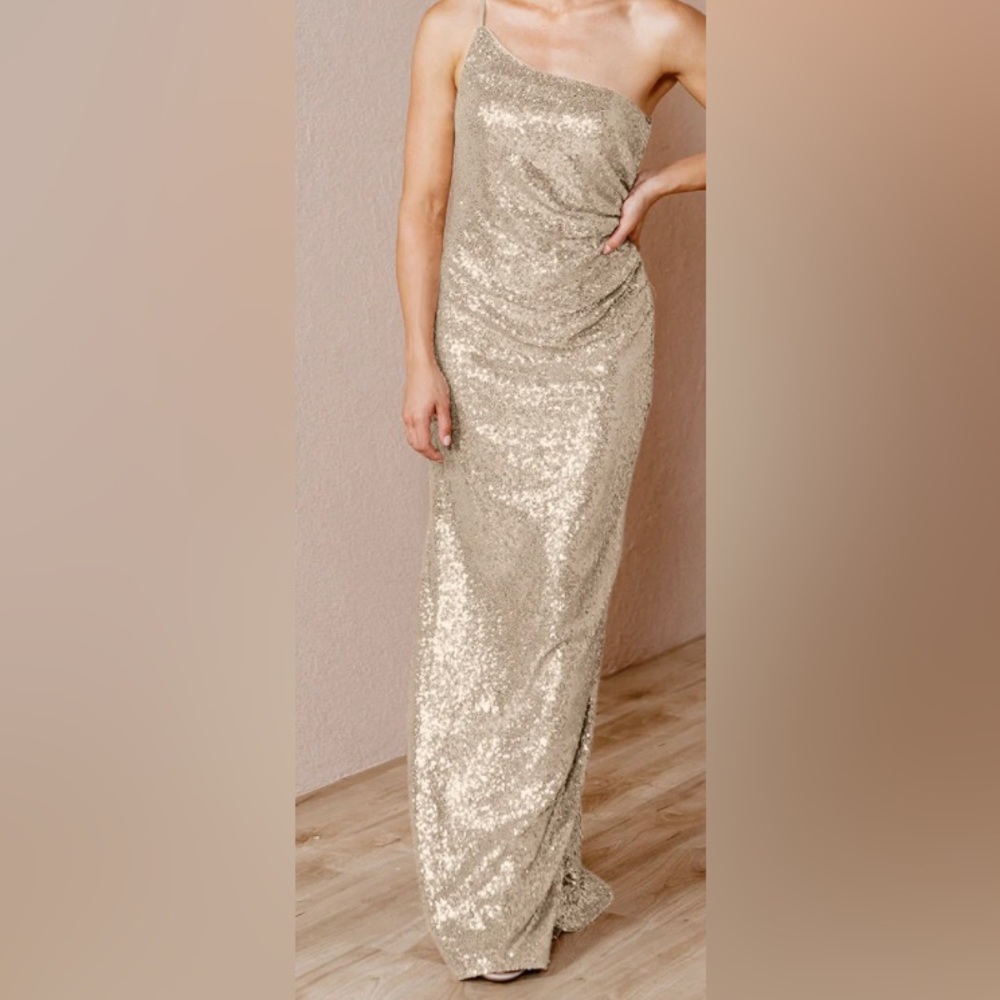 Champagne Gold sequin dress